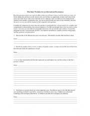 Film Study Worksheet