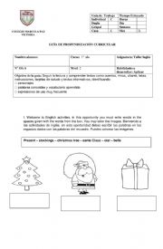 English Worksheet: christmas vocabulary