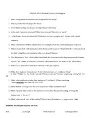 English Worksheet: Hills Like White Elephants - Discussion