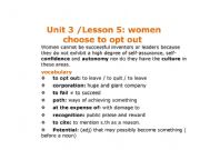 English worksheet: bac revision :unit3 lesson 5