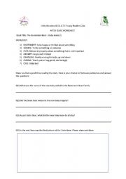 English Worksheet: The Berenstain Bears - Baby makes 5