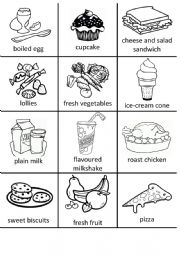 English Worksheet: Food Sort - Everyday Foods and Sometimes Foods