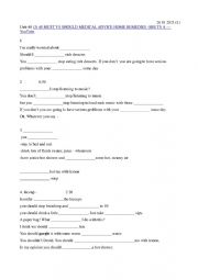 English Worksheet: side by side 48 video