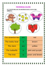 English Worksheet: REVIEWING COLORS 