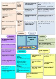 English Worksheet: Single Page Profile