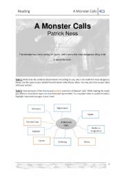 English Worksheet: A Monster Calls