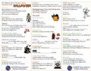 English Worksheet: Halloween song