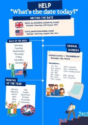 English Worksheet: What�s the date today ?