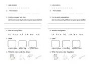 English Worksheet: spelling