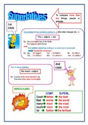 English Worksheet: superlative adjectives