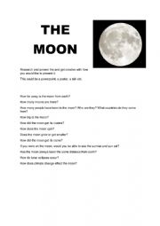 English Worksheet: The Moon