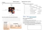 English Worksheet: lesson 1 meet the browns (1)