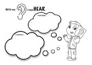 5 senses: hear