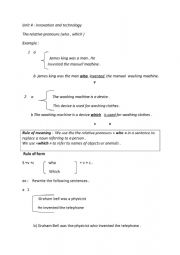 English Worksheet: relative pronouns