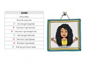 English Worksheet: Guess who (women version)