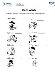 English Worksheet: Present Continuous exercise