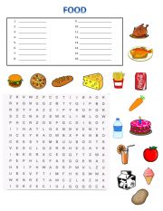 Food word searches