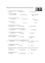 English Worksheet: Film 