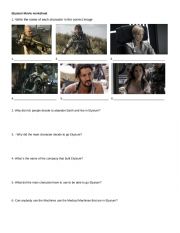 Elysium movie Worksheet