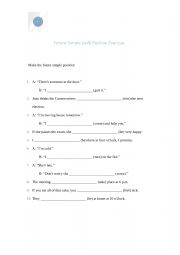 English Worksheet: The future with will