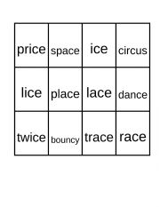 Soft C Bingo