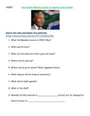 Video How Mandela fought for equality