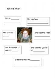English Worksheet: Queen Elizabeths facts