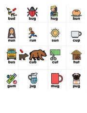 English Worksheet: Phonics U sounds