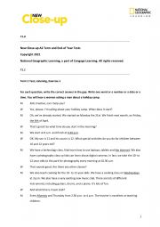 English Worksheet: Audio script