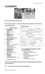 English worksheet: Mr