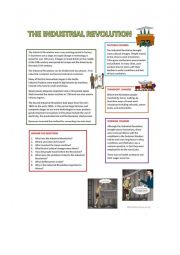 English worksheet: Industrial revolution