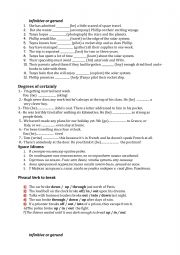 English Worksheet: Infinitive