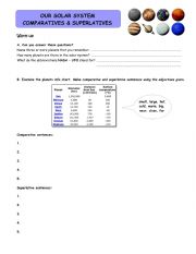 COMPARATIVES & SUPERLATIVES with PLANETS