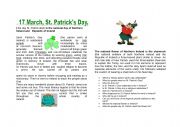 English Worksheet: Saint Patrick�s day