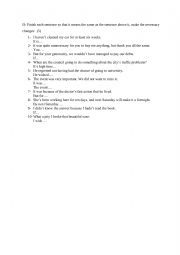 English Worksheet: grammar