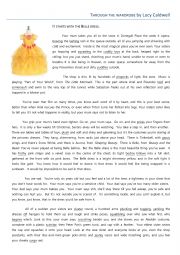 English Worksheet: THROUGH THE WARDROBE BY LUCY CALDWELL