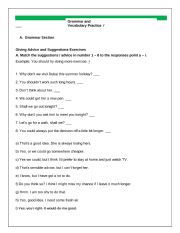 English Worksheet: grammar /vocabulary exercises