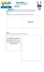 English Worksheet: Examn