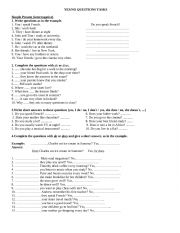English Worksheet: yes no questions tasks