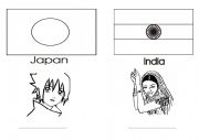 English Worksheet: Flags And Nationalities