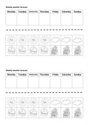 English Worksheet: Weather