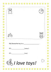 English Worksheet: Family and Friends 1 Unit 2 My favourite toy 