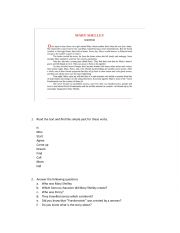 English worksheet: Mary Shelley