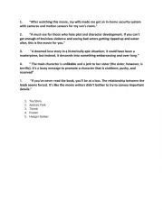 English Worksheet: Guess the film by the review