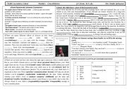 English Worksheet: 3d Forms:Module 1 ;Consolidation (Family Relationships)