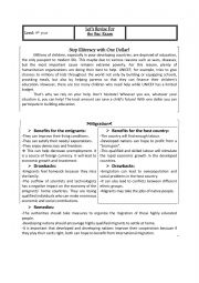 English worksheet: bac revision