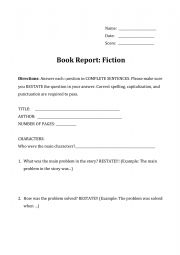 book report