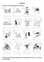 Do you like? worksheets