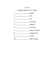 English Worksheet: exercise