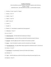 English Worksheet: Courthouse Vocabulary